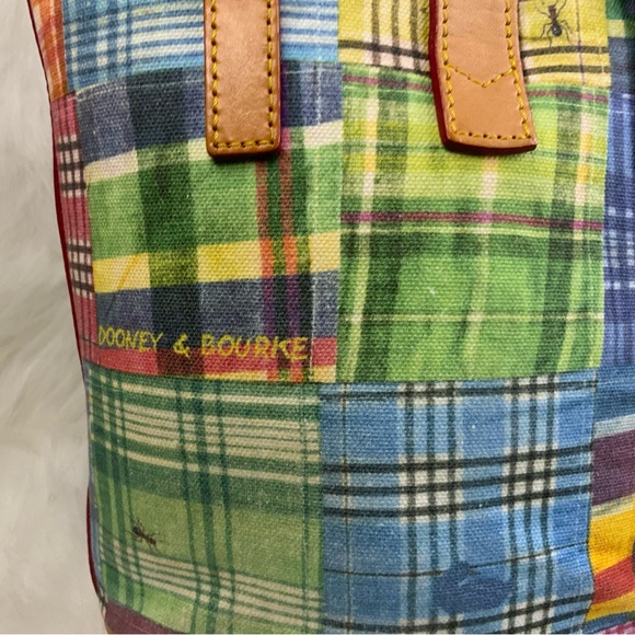 Dooney & Bourke Colorful Patchwork Tote and Pouch Set (EUC) - Picture 3 of 16